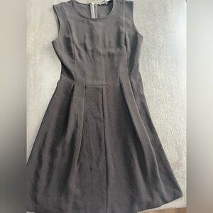 Dynamite Black Small‎ Fit & Flare Sleeveless Midi Dress